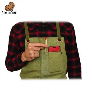 Ποδιά από μουσαμά - πράσινη / BeaverCraft AP1 / 11 Ποδιά από μουσαμά - πράσινη / BeaverCraft AP1 / 10
