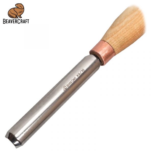 Σκαρπέλο ξυλογλυπτικής - ημι-στρογγυλό / BeaverCraft K9/10 / 2 Σκαρπέλο ξυλογλυπτικής - ημι-στρογγυλό / BeaverCraft K9/10 / 2