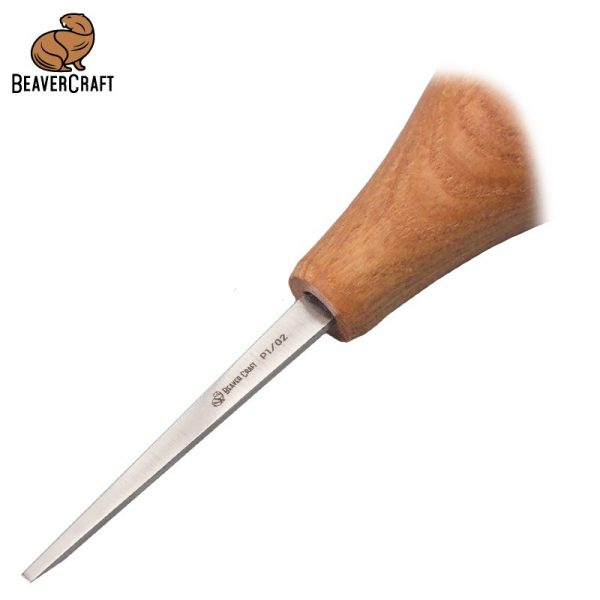 Σμίλη για ξυλογλυπτική - ίσια / BeaverCraft P1/02 / 2 Σμίλη για ξυλογλυπτική - ίσια / BeaverCraft P1/02 / 2
