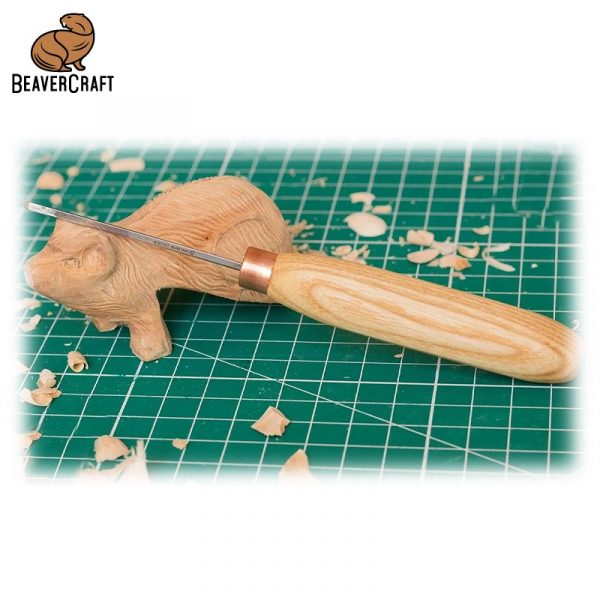 Σκαρπέλο για ξυλογλυπτική - Προφίλ V / BeaverCraft K12/02 / 7 Σκαρπέλο για ξυλογλυπτική - Προφίλ V / BeaverCraft K12/02 / 7