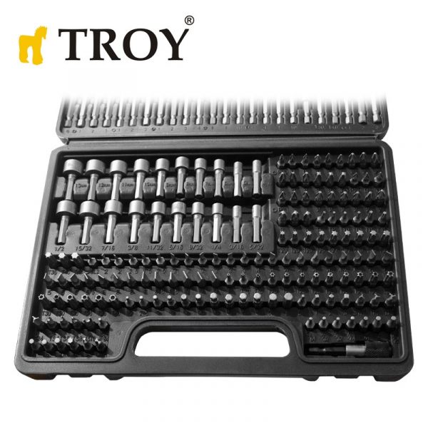 Σετ με μύτες 208 τεμαχίων / Troy 22310 / 3 Σετ με μύτες 208 τεμαχίων / Troy 22310 / 3