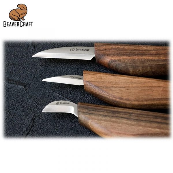 Σετ σκαρπέλων ξυλογλυπτικής 5 τμημάτων / BeaverCraft S15X / 2 Σετ σκαρπέλων ξυλογλυπτικής 5 τμημάτων / BeaverCraft S15X / 2