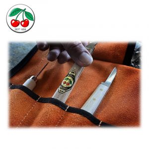 Σετ σκαρπέλων ξυλογλυπτικής σε δερμάτινη θήκη 3 τεμαχίων / Kirschen 3307000 / 10 Σετ σκαρπέλων ξυλογλυπτικής σε δερμάτινη θήκη 3 τεμαχίων / Kirschen 3307000 / 9