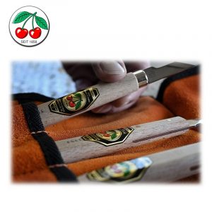 Σετ σκαρπέλων ξυλογλυπτικής σε δερμάτινη θήκη 3 τεμαχίων / Kirschen 3307000 / 11 Σετ σκαρπέλων ξυλογλυπτικής σε δερμάτινη θήκη 3 τεμαχίων / Kirschen 3307000 / 10