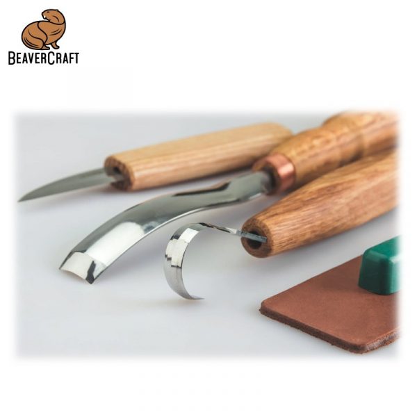 Σετ Μαχαιριών για Κατασκευή Κουταλιών / BeaverCraft S47 / 4 Σετ Μαχαιριών για Κατασκευή Κουταλιών / BeaverCraft S47 / 4