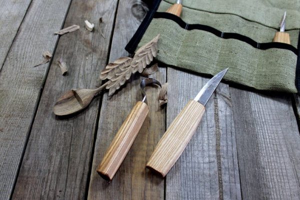Σετ από 4 μαχαίρια για ξυλογλυπτική / BeaverCraft S09 / 3 Σετ από 4 μαχαίρια για ξυλογλυπτική / BeaverCraft S09 / 3