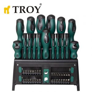 Σετ κατσαβιδιών και μύτες με βάση - 50 τεμάχια / Troy 22350 / 8 Σετ κατσαβιδιών και μύτες με βάση - 50 τεμάχια / Troy 22350 / 7