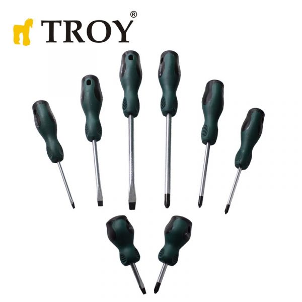 Σετ κατσαβιδιών και μύτες με βάση - 50 τεμάχια / Troy 22350 / 4 Σετ κατσαβιδιών και μύτες με βάση - 50 τεμάχια / Troy 22350 / 4