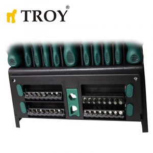 Σετ κατσαβιδιών και μύτες με βάση - 50 τεμάχια / Troy 22350 / 11 Σετ κατσαβιδιών και μύτες με βάση - 50 τεμάχια / Troy 22350 / 10