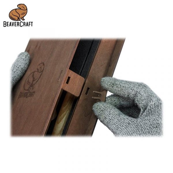 Σετ σκαρπέλων σε κουτί δώρου - βιβλίο / BeaverCraft S07 βιβλίο / 4 Σετ σκαρπέλων σε κουτί δώρου - βιβλίο / BeaverCraft S07 βιβλίο / 4