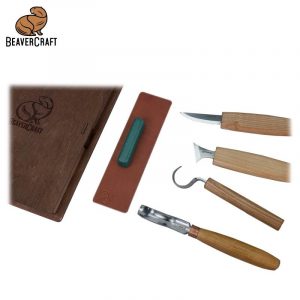 Σετ σκαρπέλων σε κουτί δώρου - βιβλίο / BeaverCraft S19 book / 8 Σετ σκαρπέλων σε κουτί δώρου - βιβλίο / BeaverCraft S19 book / 7