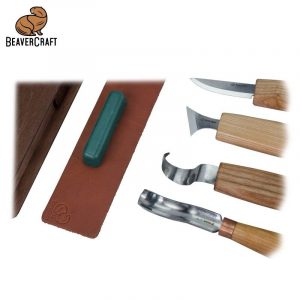 Σετ σκαρπέλων σε κουτί δώρου - βιβλίο / BeaverCraft S19 book / 9 Σετ σκαρπέλων σε κουτί δώρου - βιβλίο / BeaverCraft S19 book / 8