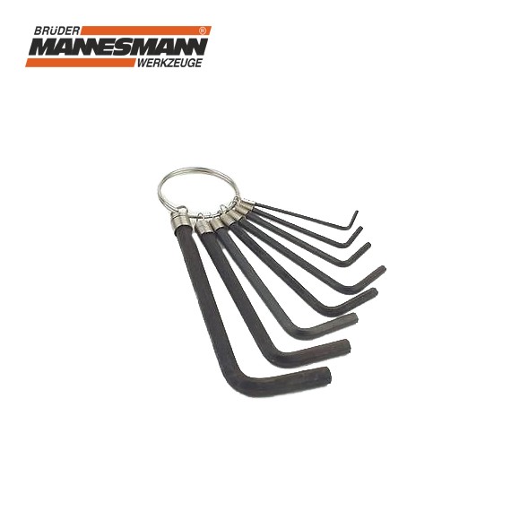 komplekt-shestogrami-8-br-15-6-mm-mannesmann-180-08-ws Σετ εξάγωνα κλειδιά 8 τεμ., 1.5-6 χιλ. / MANNESMANN 180-08 WS / 1