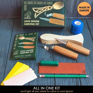 Σύνολο για ξυλογλυπτική - Κέλτικο κουτάλι / BeaverCraft DIY04 / 9 Σύνολο για ξυλογλυπτική - Κέλτικο κουτάλι / BeaverCraft DIY04 / 8