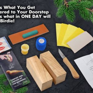 Σετ για γλυπτική σε ξύλο - Πουλί / BeaverCraft DIY01 / 7 Σετ για γλυπτική σε ξύλο - Πουλί / BeaverCraft DIY01 / 6