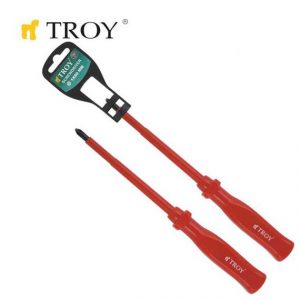 Επαγγελματικά μονωμένα κατσαβίδια Phillips (PH0x 75mm) / TROY 22124 / 1 profesionalni-krastati-izolirani-otvertki-ph0x-75mm-troy-22124