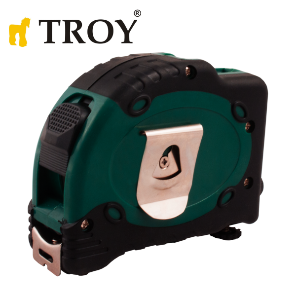 Μετροταινία με στοπ και λέιζερ 8 x 25mm / Troy 23100 / 2 Μετροταινία με στοπ και λέιζερ 8 x 25mm / Troy 23100 / 2