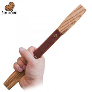 Λαβή για ξύλο, με δερμάτινη θήκη / BeaverCraft DK2S / 7 Λαβή για ξύλο, με δερμάτινη θήκη / BeaverCraft DK2S / 6