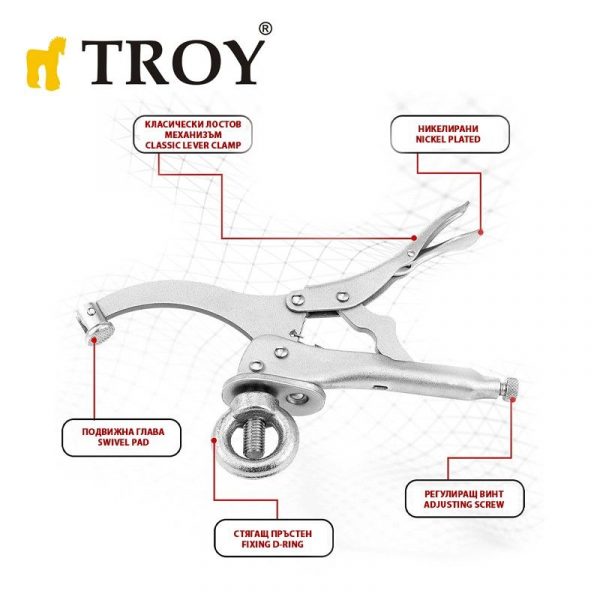 Σφιγκτήρας 23 εκ / Troy 21801 / 2 Σφιγκτήρας 23 εκ / Troy 21801 / 2