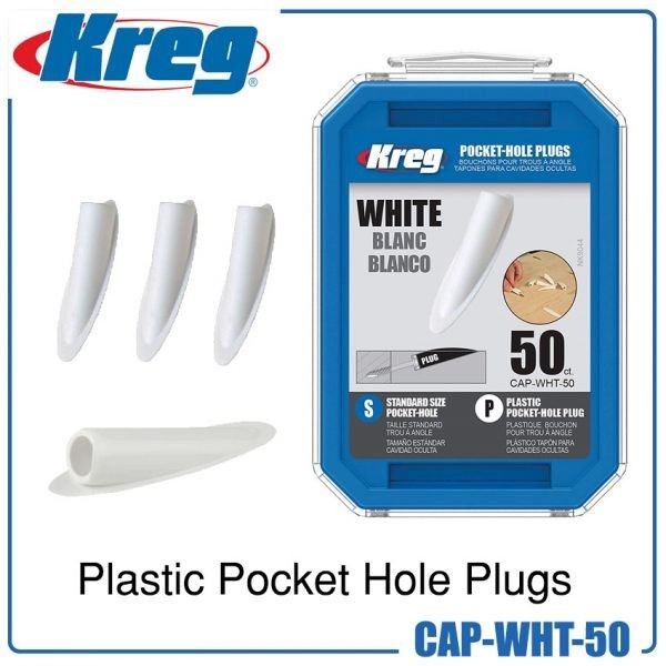Καλύμματα για βίδες, πλαστικά 50 τεμάχια / Kreg CAP-WHT-50 / 2 Καλύμματα για βίδες, πλαστικά 50 τεμάχια / Kreg CAP-WHT-50 / 2
