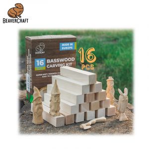 Ξύλινα τεμάχια για γλυπτική, 16 τεμάχια / BeaverCraft BW16 / 9 Ξύλινα τεμάχια για γλυπτική, 16 τεμάχια / BeaverCraft BW16 / 8
