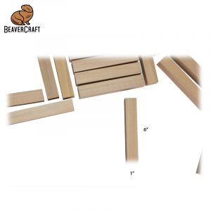 Ξύλινα τεμάχια για γλυπτική, 16 τεμάχια / BeaverCraft BW16 / 10 Ξύλινα τεμάχια για γλυπτική, 16 τεμάχια / BeaverCraft BW16 / 9