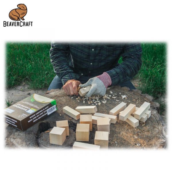 Κενά για ξυλογλυπτική, 18 τεμάχια / BeaverCraft BW18 / 5 Κενά για ξυλογλυπτική, 18 τεμάχια / BeaverCraft BW18 / 5